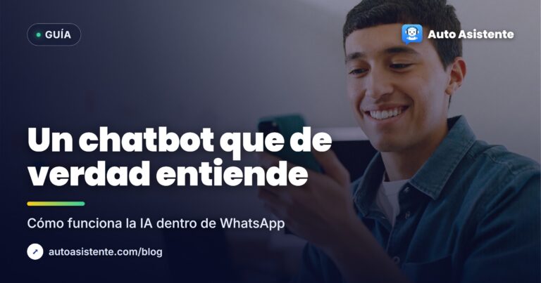 Chatbot con IA para WhatsApp: cómo funciona