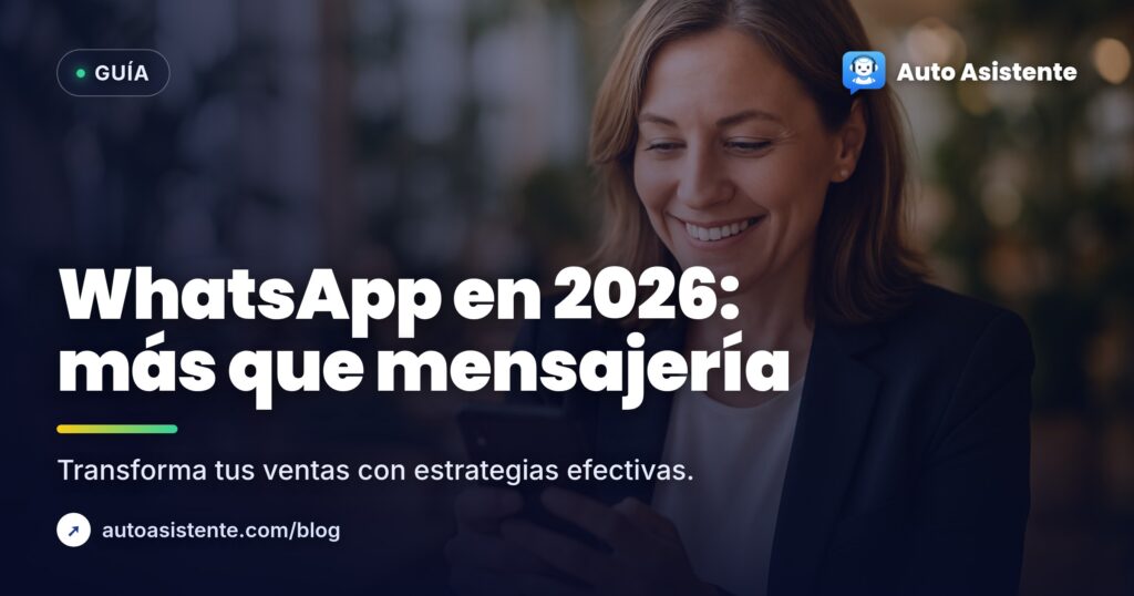 Cómo vender más por WhatsApp: guía 2026