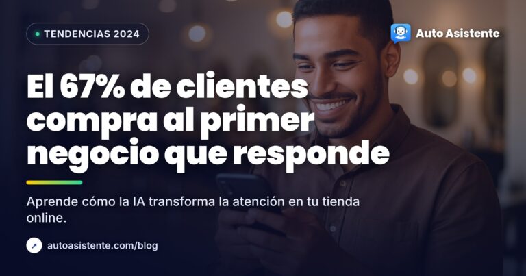 E-commerce: atención al cliente con IA por mensajería