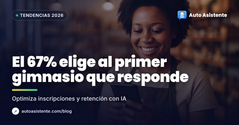 IA para Gimnasios y Centros Fitness: Inscripciones y